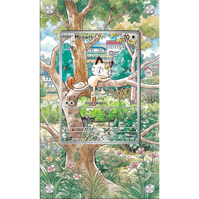 Anime Merchandise From Japan - حافظة أكريليك واقية لبطاقة بوكيمون ميوث،