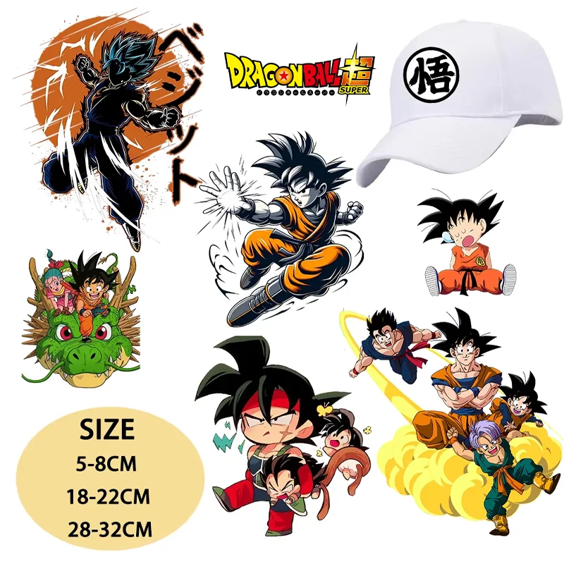 Anime Merchandise For Women - ملصقات حرارية لدراغون بول، تطريزات قابلة