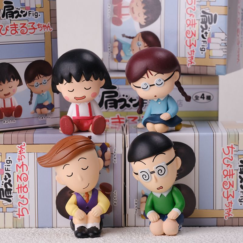Anime Merchandise From Japan - 4 قطع من دمى كاواي تشيبي