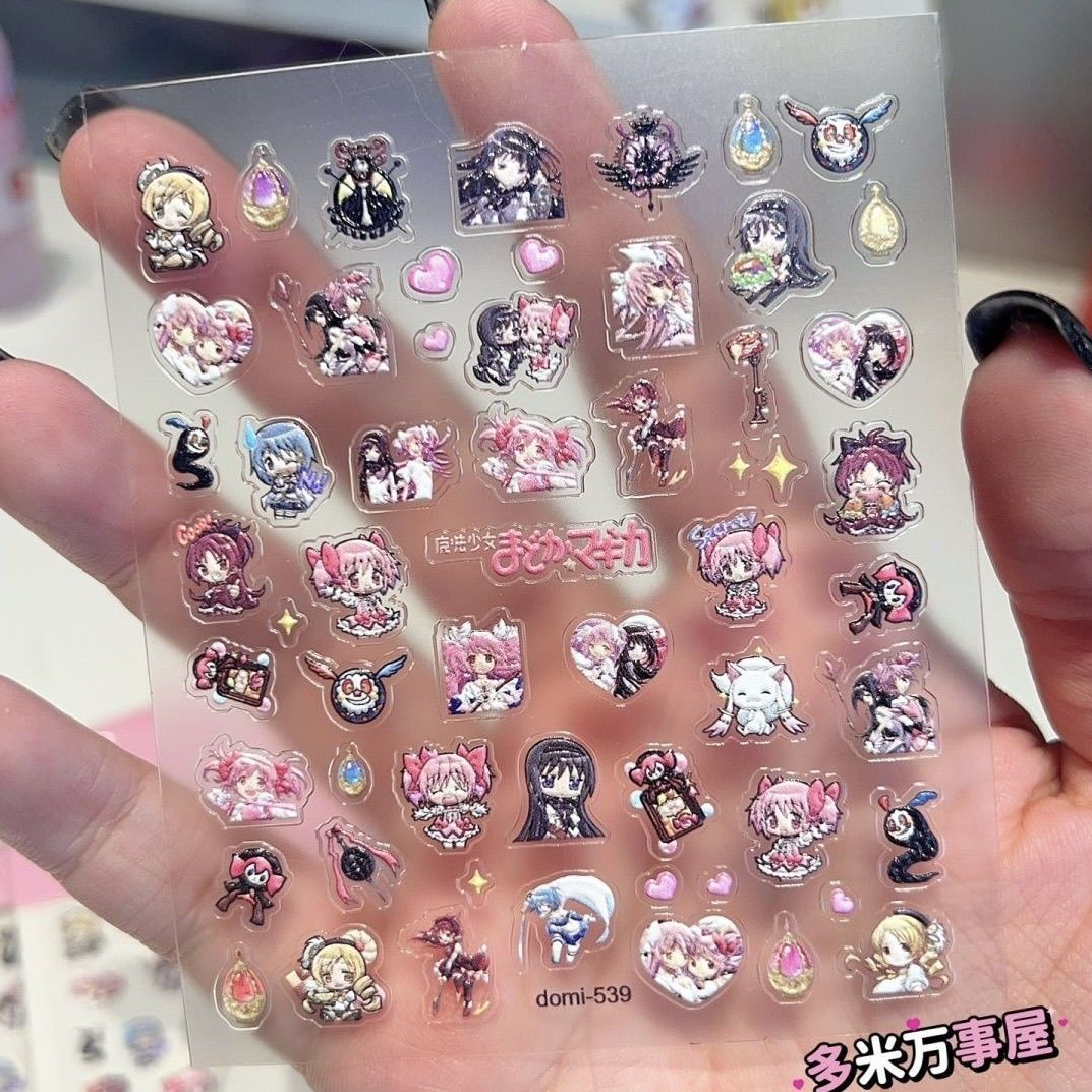 Anime Merchandise Nepal - ملصقات أظافر ثلاثية الأبعاد من أنمي