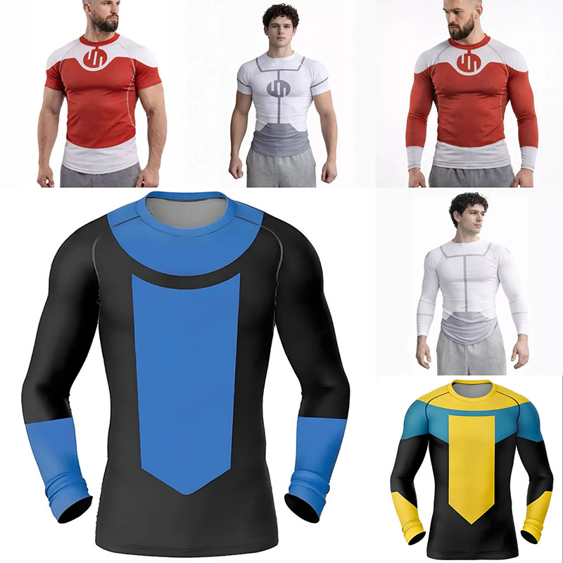 Anime Merchandise For Women - قميص راش جارد جديد بتصميم إنفينسيبل