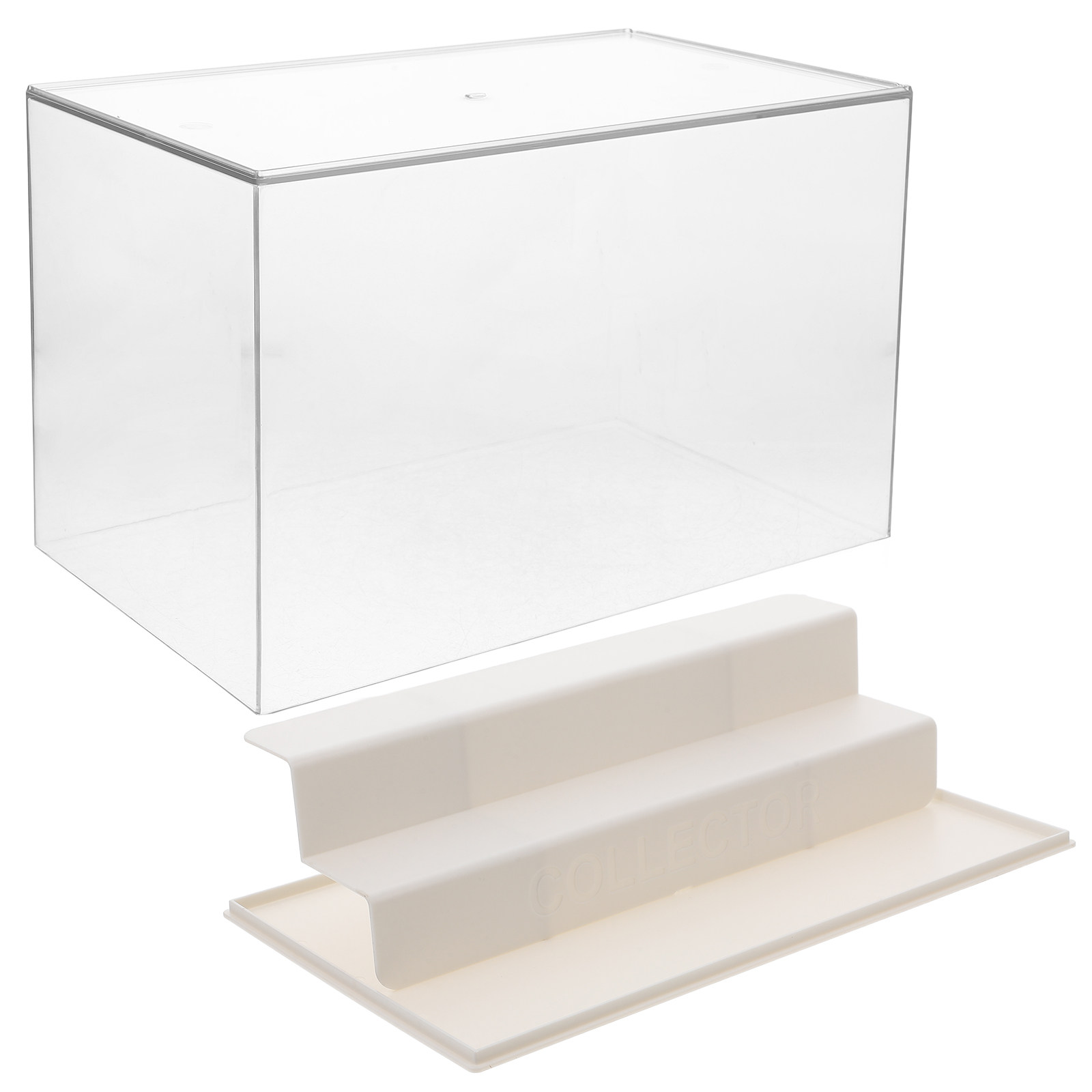 Figure Display Box - صندوق عرض شفاف بثلاث طبقات لتخزين