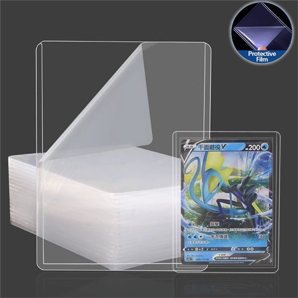 Collector Card Sleeve - 25-100 قطعة غلاف كرتوني صلب شفاف