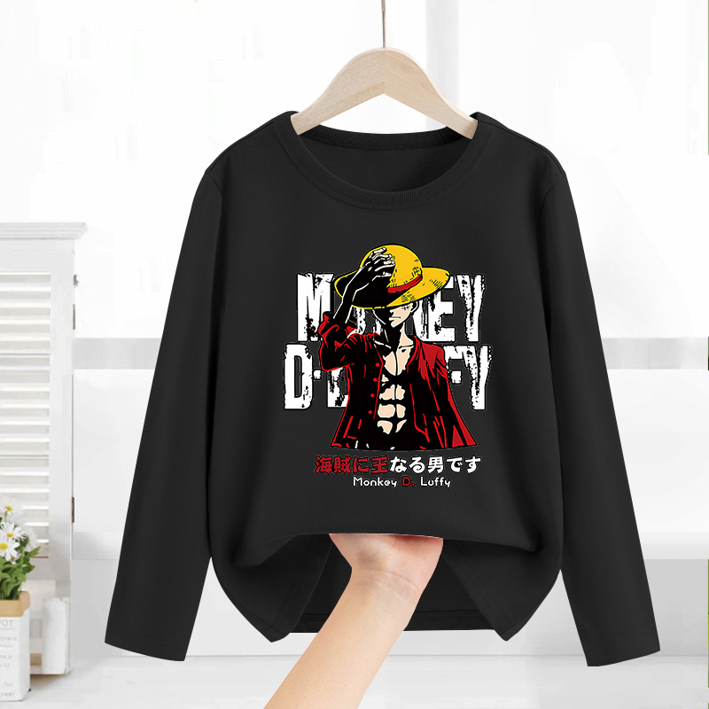 قميص أطفال بأكمام طويلة مطبوع  - مراجعة Anime One Piece Merchandise وسعره