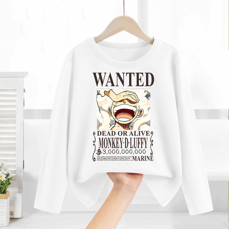 قميص أطفال بأكمام طويلة مطبوع  - مراجعة Anime One Piece Merchandise وسعره