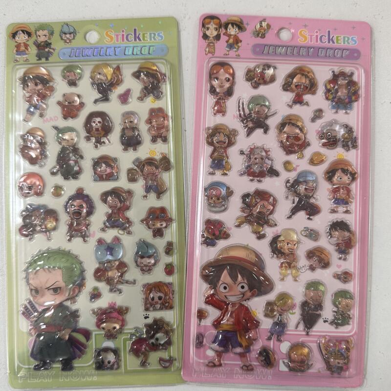 ملصقات كرتونية ثلاثية الأبعاد  - مراجعة Anime One Piece Merchandise وسعره