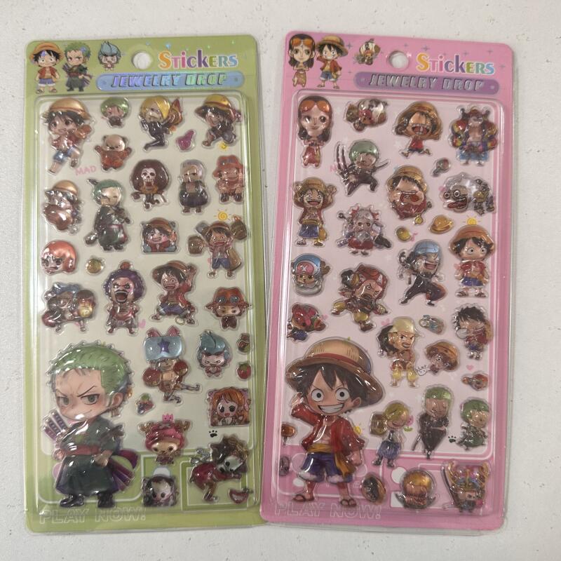 ملصقات كرتونية ثلاثية الأبعاد  - مراجعة Anime One Piece Merchandise وسعره