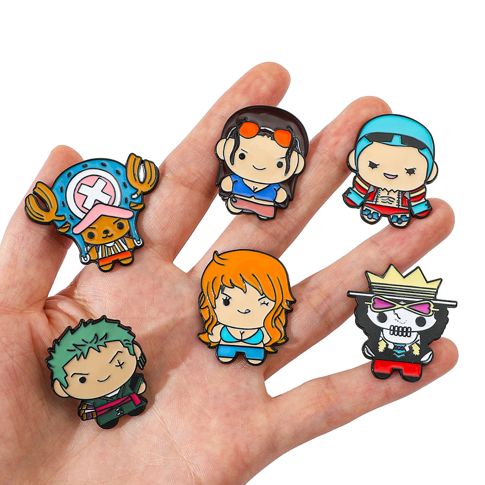 9 قطع دبابيس كرتونية إبداعية م - مراجعة Anime One Piece Merchandise وسعره