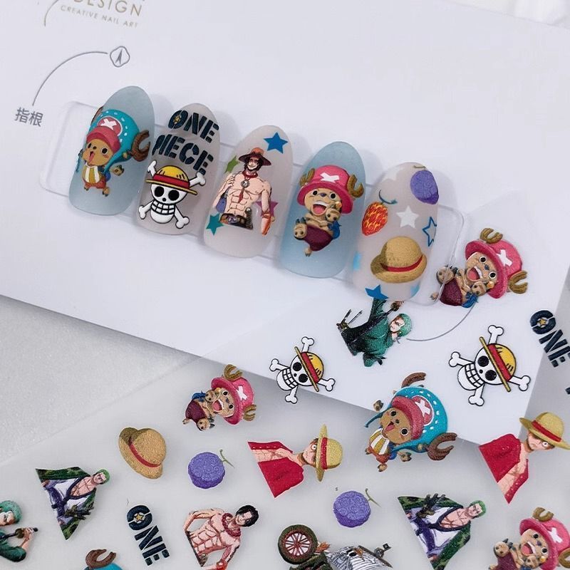 ملصقات أظافر ثنائية الأبعاد بت - مراجعة Anime Merchandise Nepal وسعره