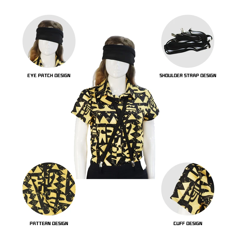 أحد عشر أحزمة قميص أصفر أزياء  - مراجعة Anime Merchandise For Women وسعره