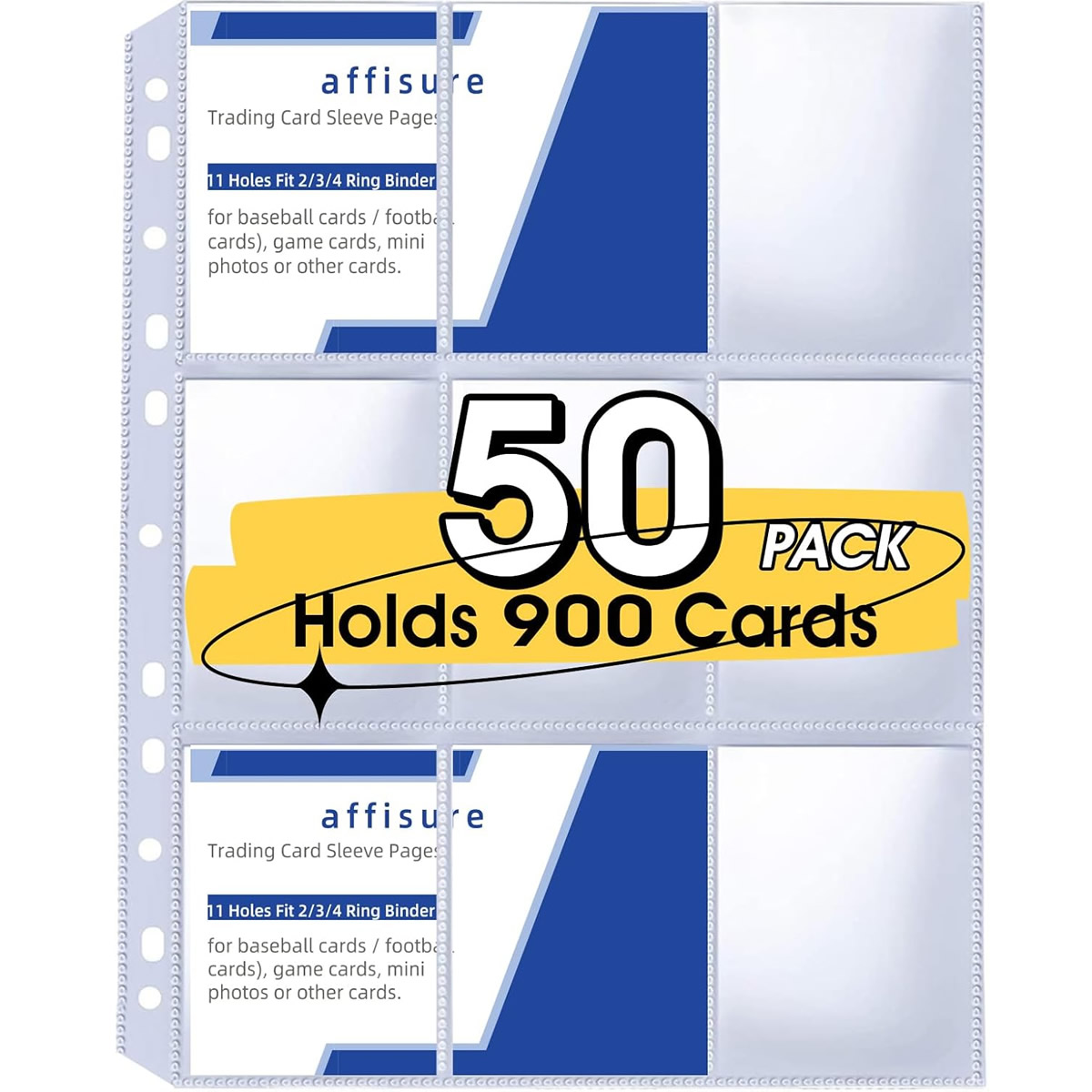 50 حزمة من أغلفة البطاقات ذات  - مراجعة Collector Card Sleeve وسعره