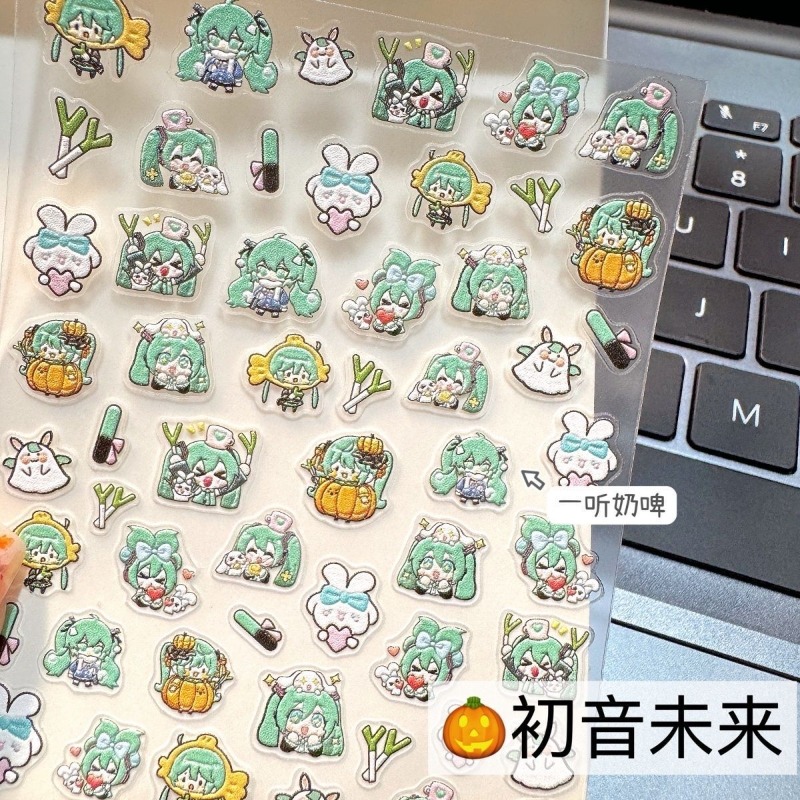 ملصقات أظافر لطيفة بتصميم هاتس - مراجعة Anime Merchandise Nepal وسعره
