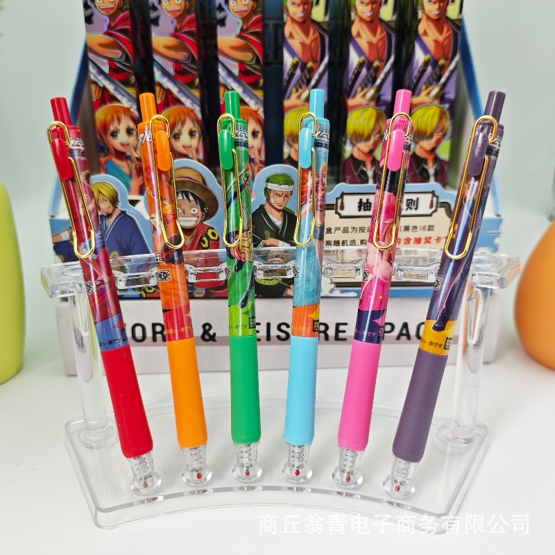 24 قطعة من أقلام الجل الجديدة  - مراجعة Anime One Piece Merchandise وسعره
