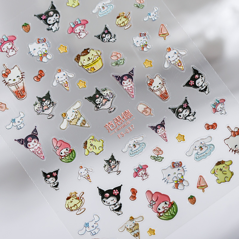 ملصقات أظافر كرتونية جديدة لعا - مراجعة Anime Merchandise Nepal وسعره