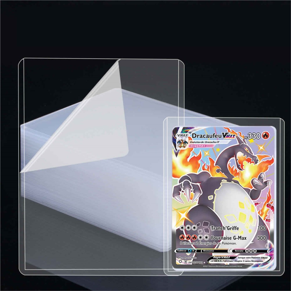 25-100 قطعة غلاف كرتوني صلب شف - مراجعة Collector Card Sleeve وسعره